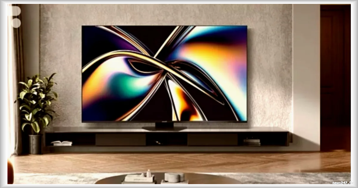 Le TV Mini LED 4K 85″ Hisense 85U8Q 2025 : une réduction de 800 € chez Boulanger