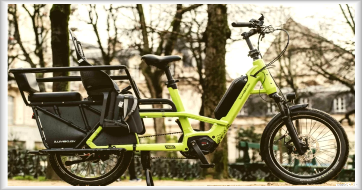 Le VELLO DE VILLE Loady, un vélo cargo électrique personnalisable