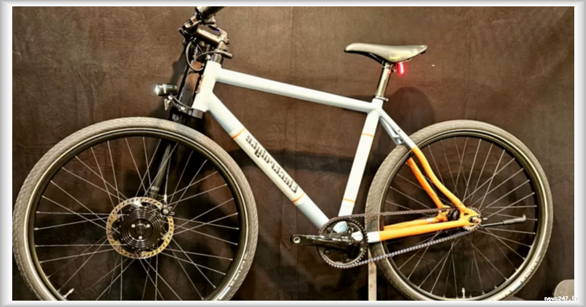 Le vélo électrique Electrolyte S4E dévoilé au salon CyclingWorld 2026 avec une batterie intégrée dans une fourche monobras