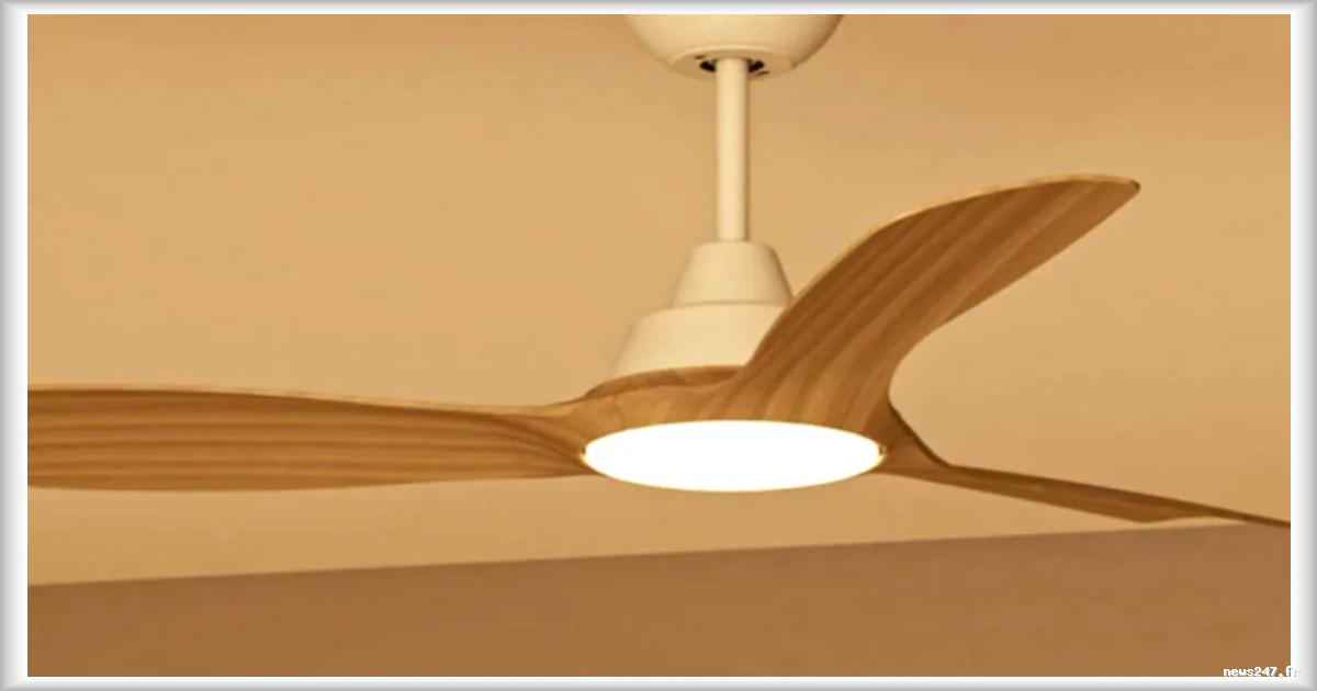Le ventilateur de plafond Philips Olas est désormais 40 € moins cher