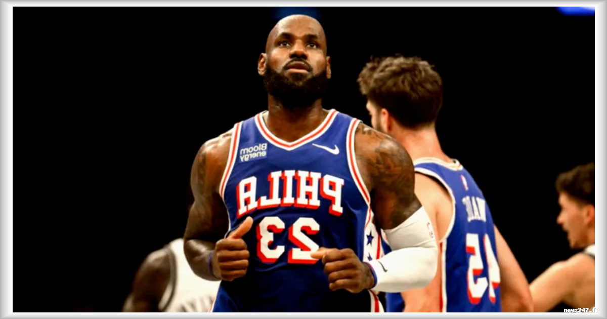 LeBron James rejoint les 76ers de Philadelphie pour poursuivre son rêve de titre NBA