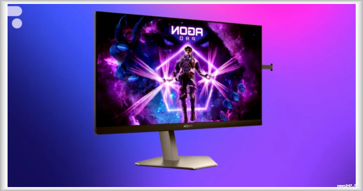 L'écran PC gaming AOC FHD 24,5″ 390 Hz en promo à -150 €