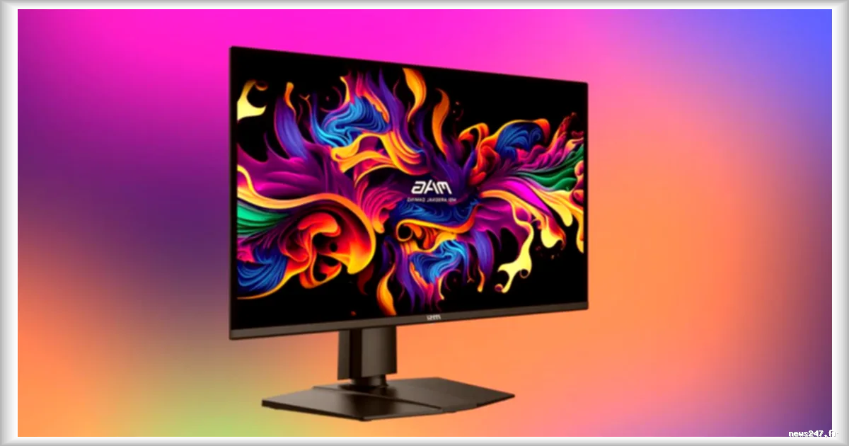 L'écran PC MSI 27″ en 1440p à 240 Hz avec OLED à moins de 350 €