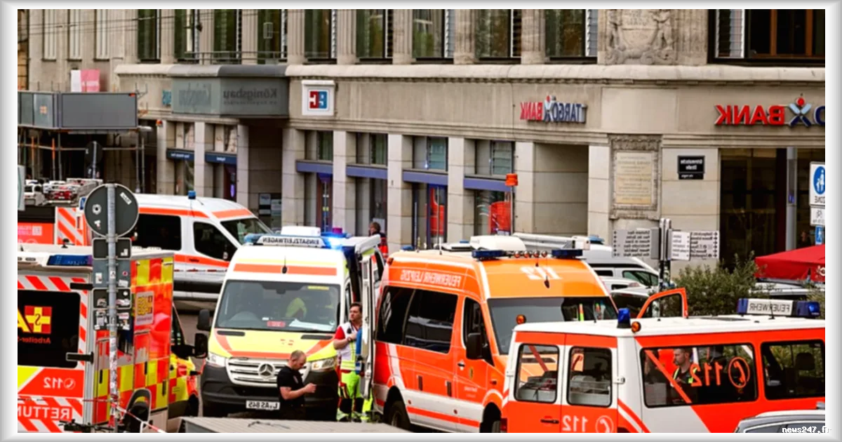 Leipzig endeuillée : hommage aux victimes d'une attaque à la voiture-bélier dans le centre historique