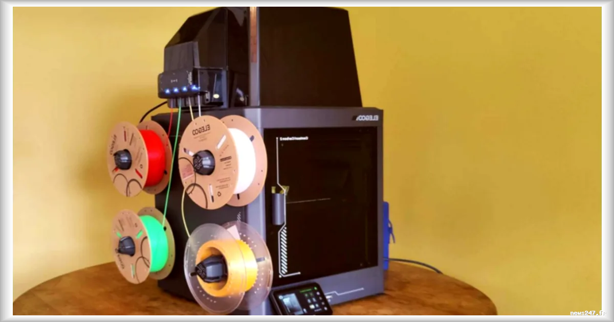 L'Elegoo Centauri Carbon 2 Combo, une imprimante 3D couleur à prix cassé