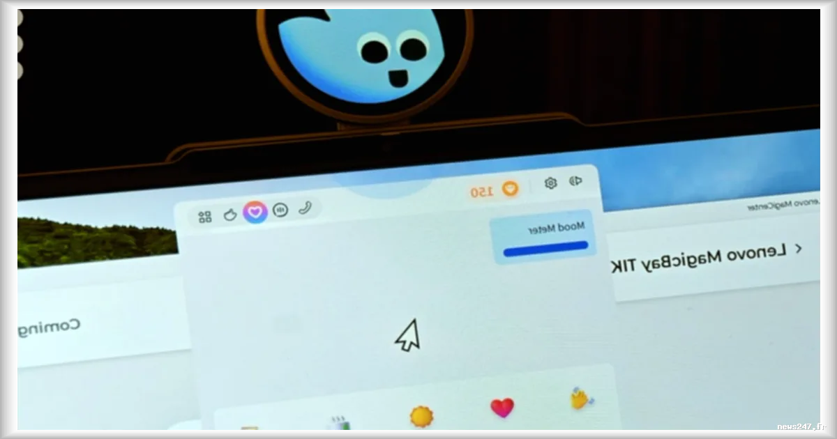 Lenovo lance le Magic Bay Tiko, un compagnon de travail alliant Tamagotchi et intelligence artificielle pour 49 euros