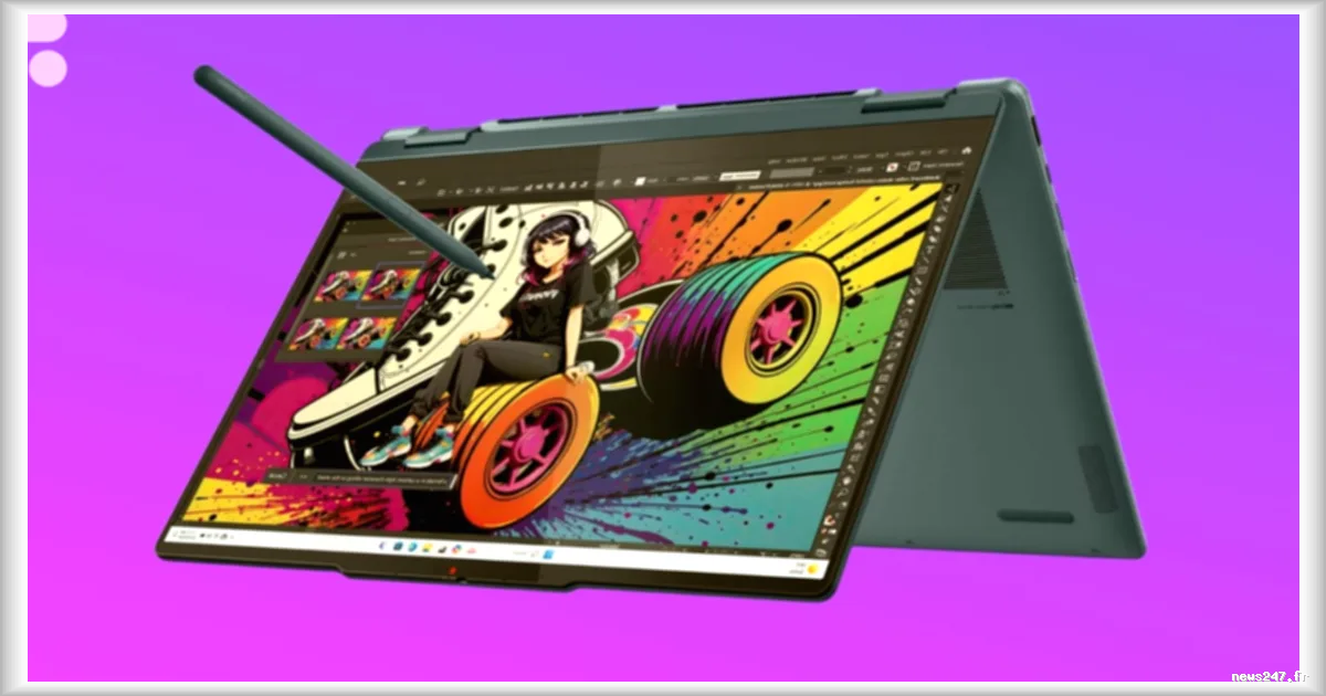 Lenovo réduit de près de 40 % le prix d’un PC convertible haut de gamme : le Yoga 7i 2-en-1 Gen 10 à 799 €