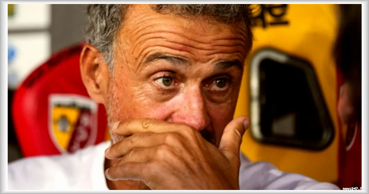 Lens-PSG : Luis Enrique « content de ce que j’ai vu, pas du résultat »