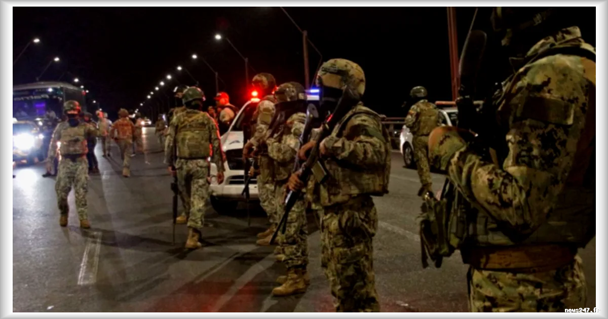 L'Équateur engage 75 000 soldats contre les gangs et impose des couvre-feux