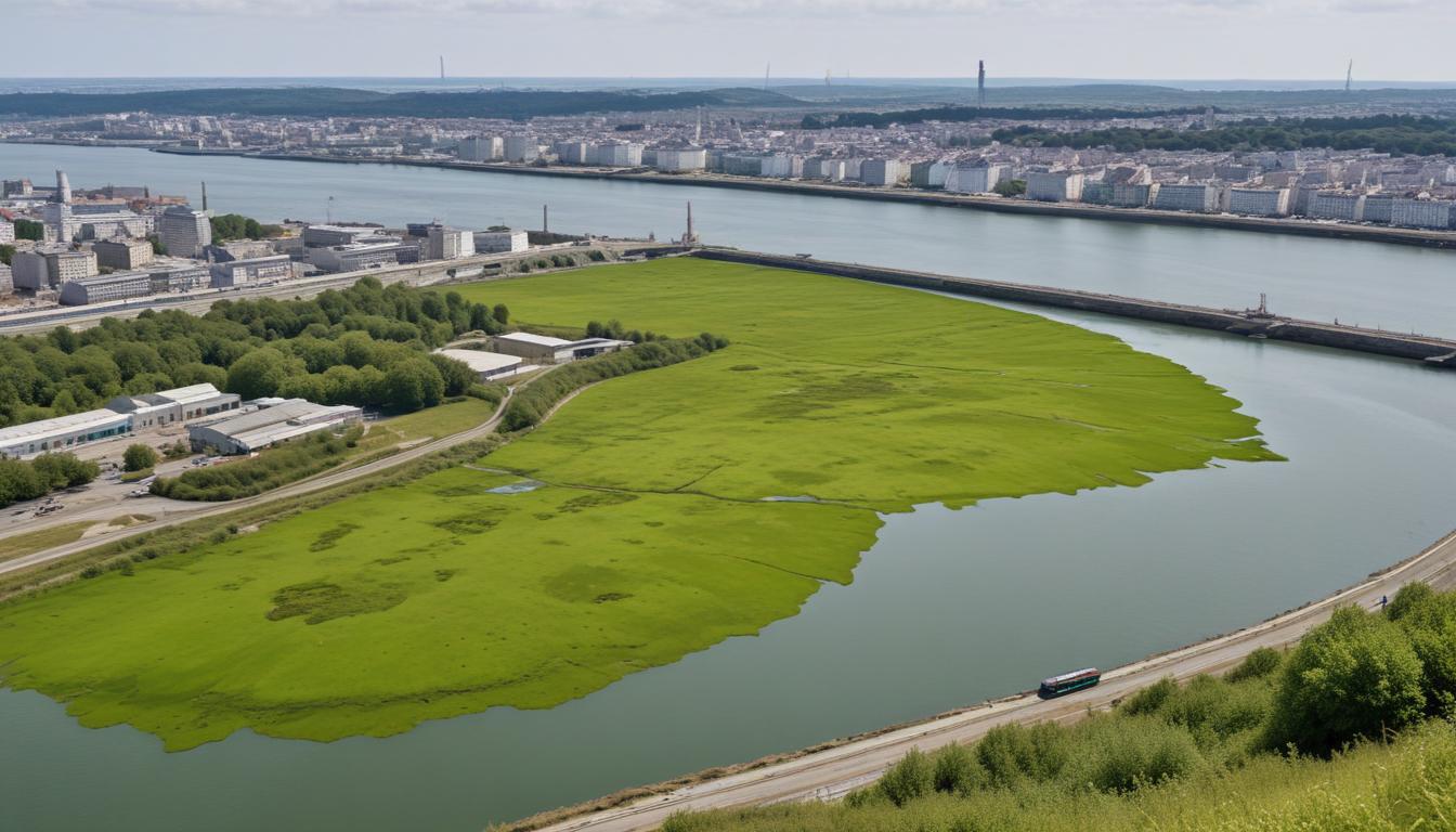 Les algues vertes envahissent la rade de Brest, étouffant la vie marine