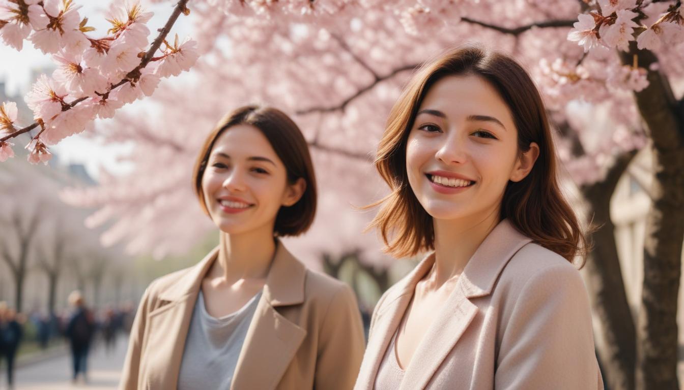 Les cerisiers en fleurs gagnent en popularite en region parisienne