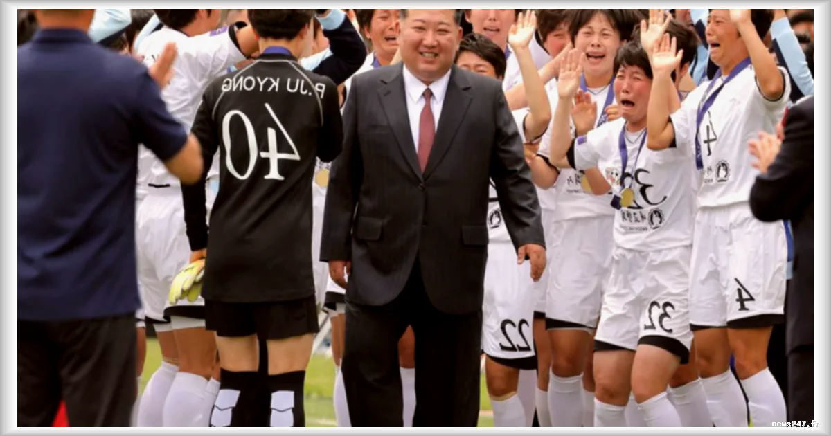 Les footballeuses de Naegohyang, championnes d’Asie, reçues en larmes par Kim Jong-un à Pyongyang
