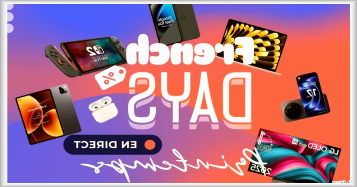 Les French Days se poursuivent ce lundi avec les meilleures offres Tech en 2026