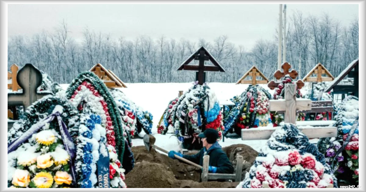 Les funérailles militaires en Russie : une immersion dans l'hommage aux soldats tombés au front ukrainien