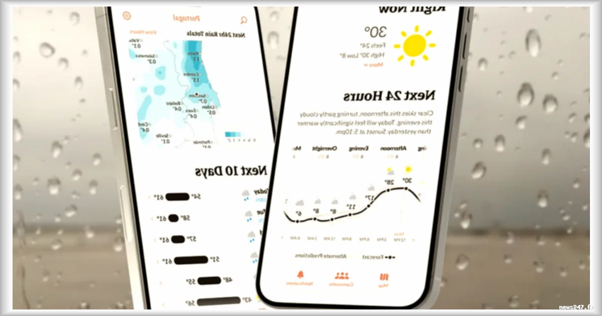 Les meilleures applications météo gratuites pour Android et iPhone selon Frandroid