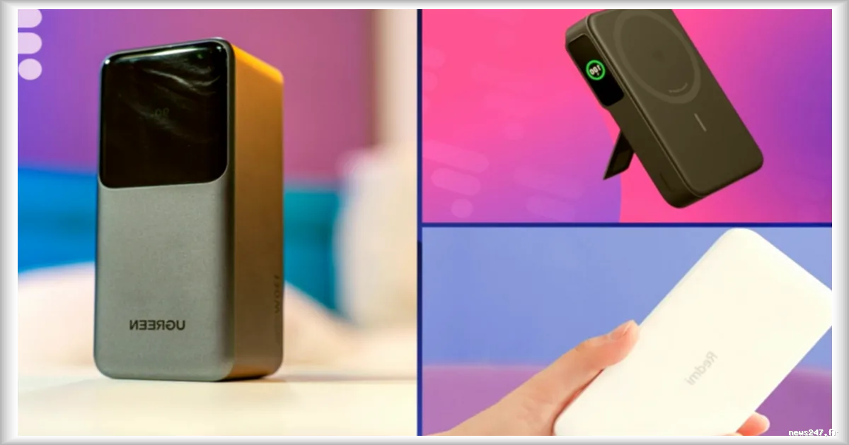 Les meilleures batteries externes pour recharger votre smartphone ou vos écouteurs sans fil