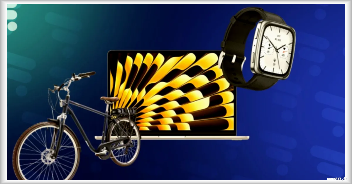 Les meilleures offres tech du jour : Apple MacBook Air M5, Decathlon Elops 900 E et Amazfit Active 2 Square en promotion