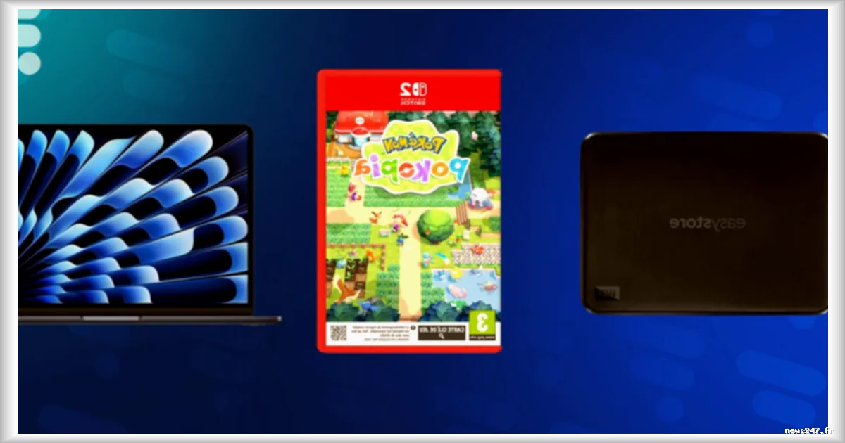 Les meilleures promos tech de la semaine : MacBook Air M5, Pokémon Pokopia et HDD 5 To