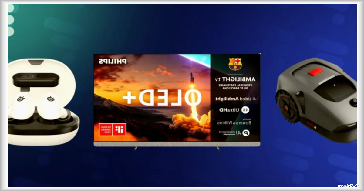 Les meilleures promotions high-tech du 1er avril 2026 : Philips OLED 77 pouces, Mova 1000 et SteelSeries
