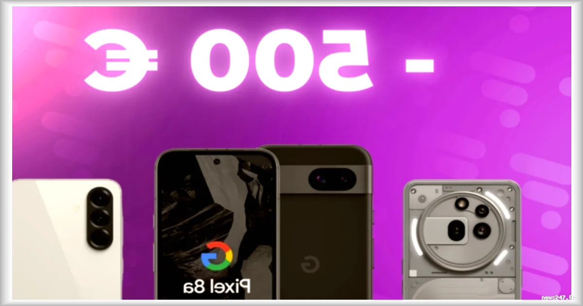 Les meilleurs smartphones à moins de 500 euros en 2026 : une sélection selon nos confrères de Frandroid