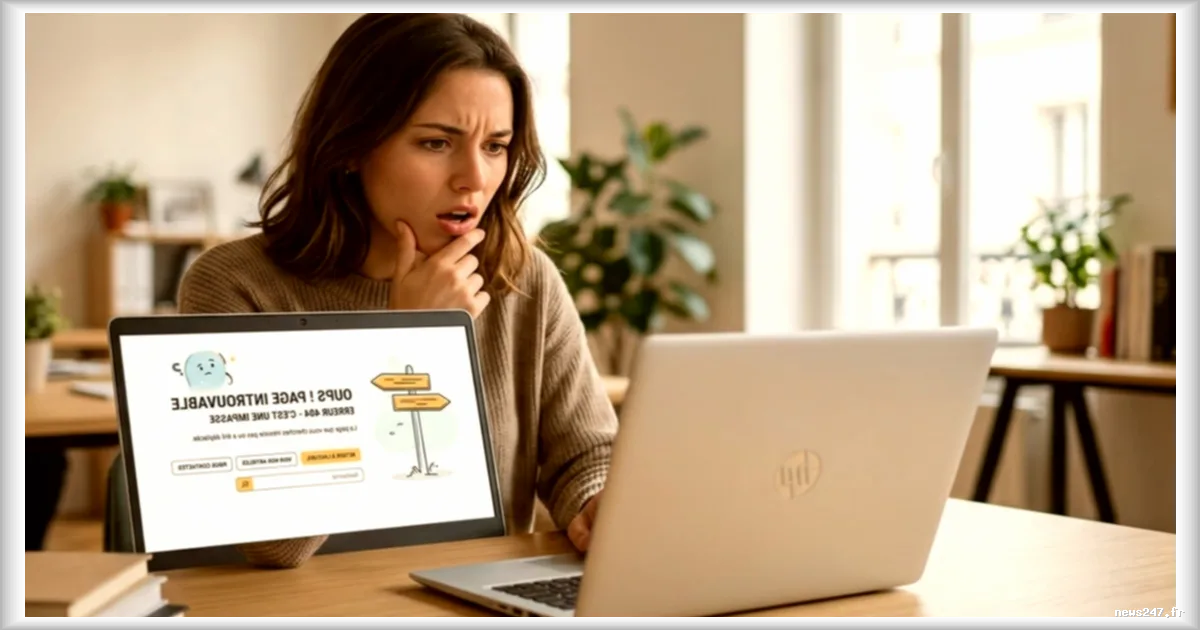 Les messages d'erreur 404 en anglais sur les sites web peuvent impacter le trafic, selon Top Santé