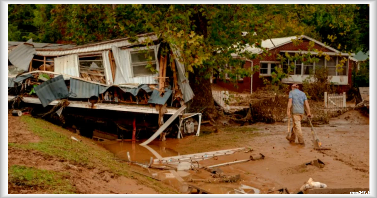 Les nettoyeurs bénévoles de la Caroline du Nord : des trésors retrouvés après l'ouragan Helene