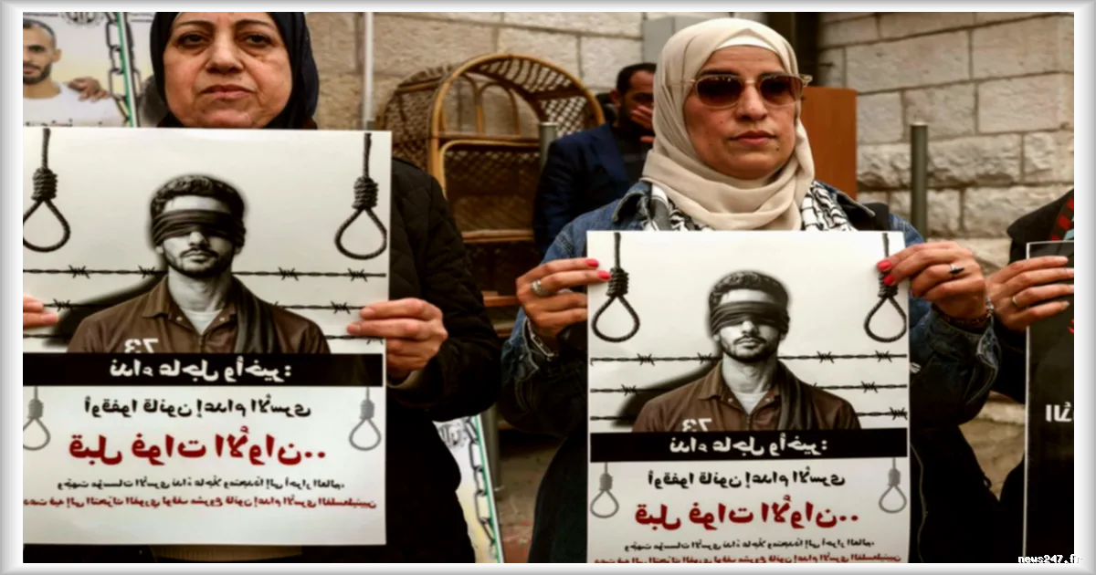 Les Palestiniens expriment leur colère et leur inquiétude suite à l'instauration de la peine de mort pour certains détenus par Israël
