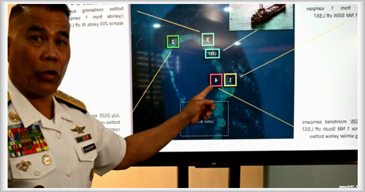 Les Philippines accusent la Chine de déverser du cyanure dans des eaux disputées en mer de Chine méridionale