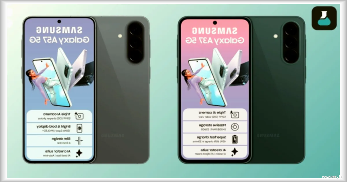 Les prix confirmés : Galaxy A37 et A57 à prix élevés en France