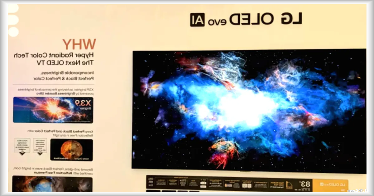 Les prix des TV LG OLED W6, G6, C6 et B6 pour 2026 devoiles en Europe