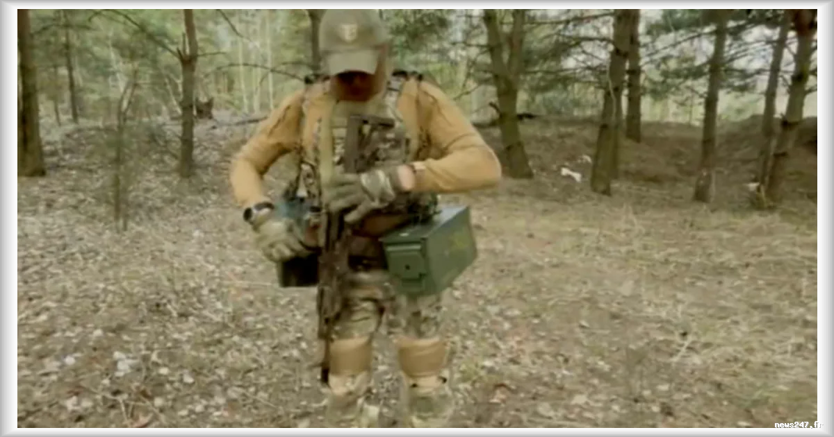 Les soldats ukrainiens bientôt équipés d'un exosquelette capable de porter 70 kilos de charge