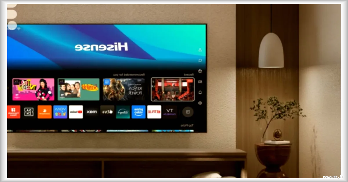 Les téléviseurs Hisense et publicités forcées : un « test » qui a de quoi inquiéter