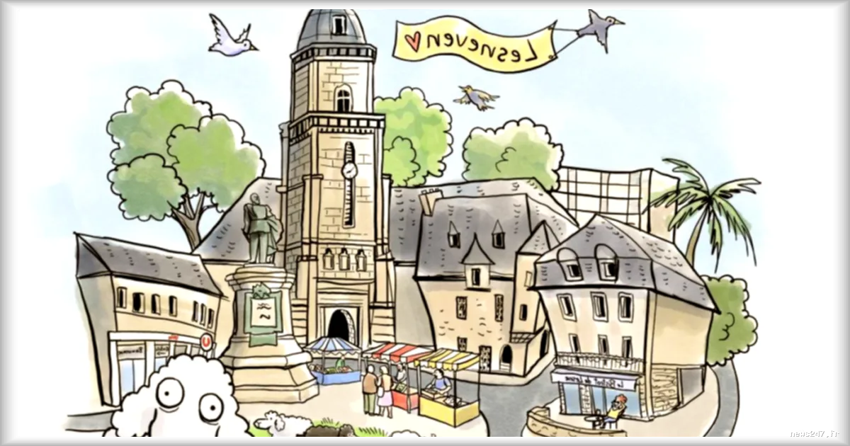 Lesneven, une petite ville du Finistère, se prépare aux municipales