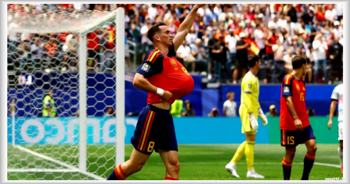 L'Espagne prend les devants contre la Belgique grâce à Fabián Ruiz