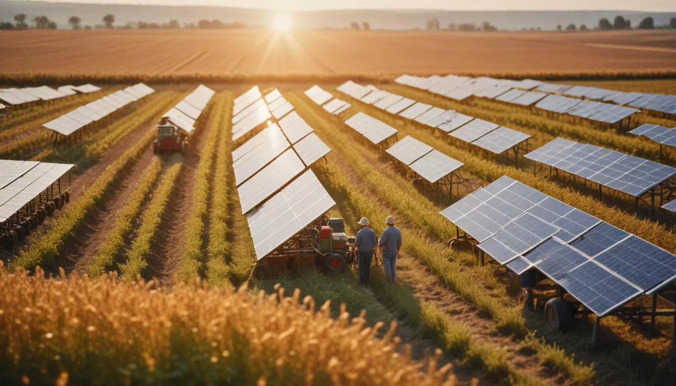L'essor des panneaux solaires sur les terres agricoles : les enjeux et les risques