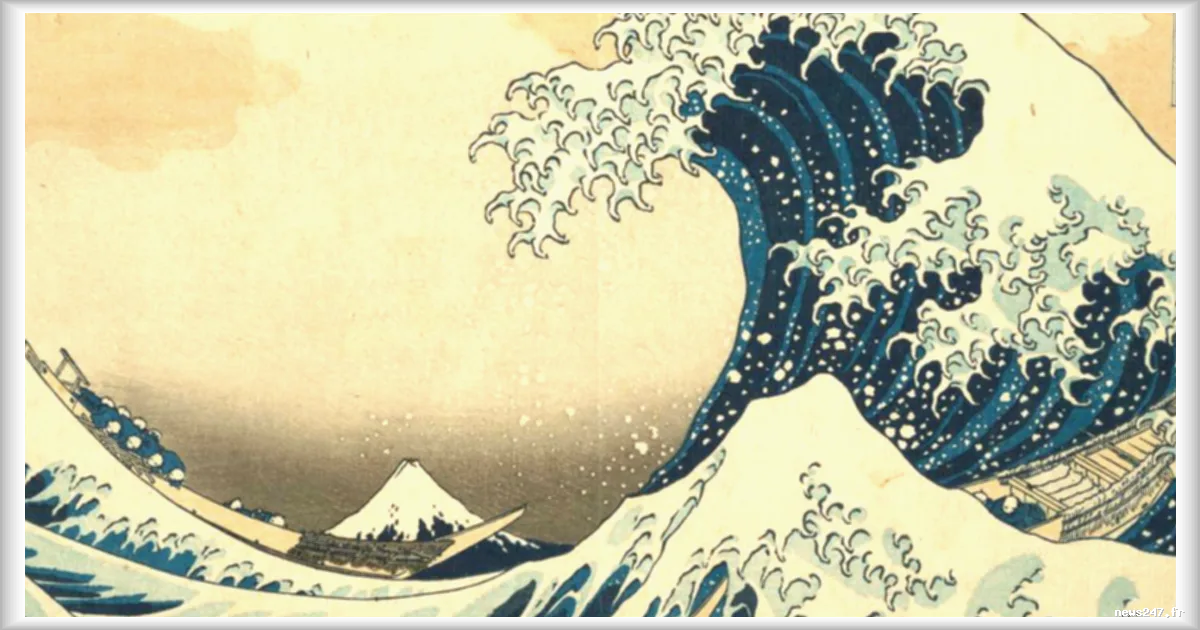 L’estampe « La Grande Vague » d’Hokusai, une icône culturelle qui traverse les siècles