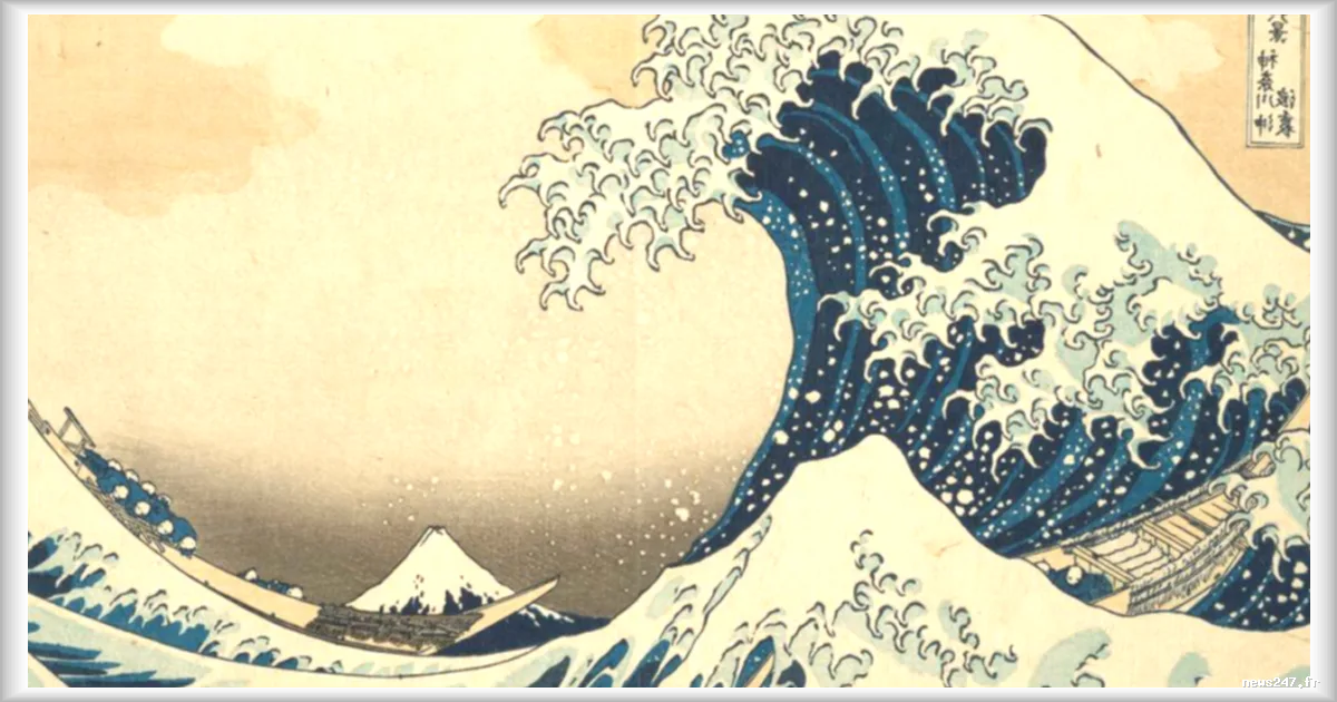 L’estampe « La Grande Vague » d’Hokusai, une icône culturelle qui traverse les siècles