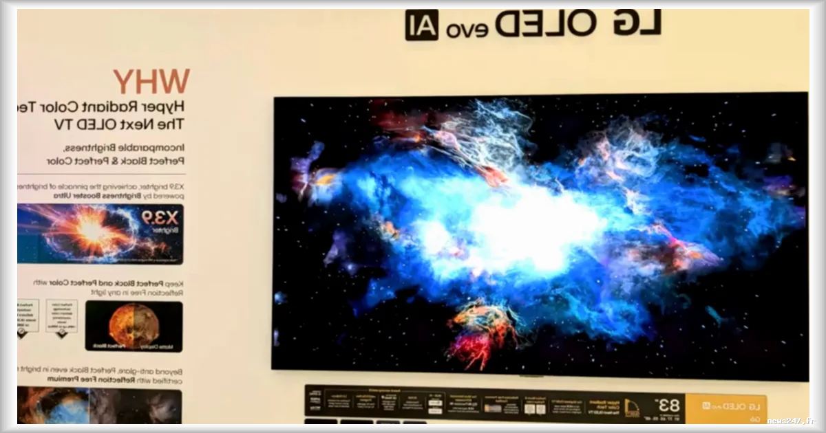LG dévoile les prix de ses téléviseurs OLED evo 2026
