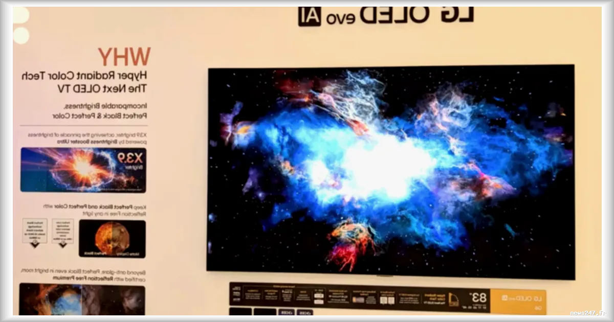 LG officialise les tarifs de ses téléviseurs OLED 2026 après leur présentation au CES