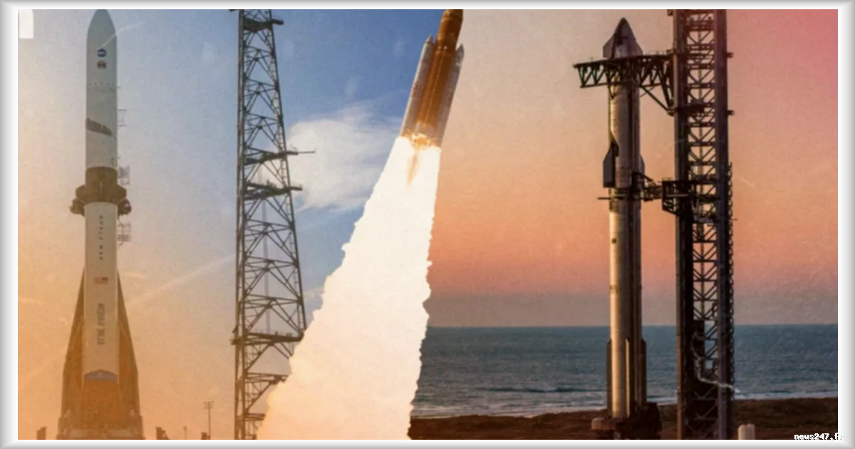 L'humanité vit un moment spatial historique avec trois fusées géantes en trois semaines
