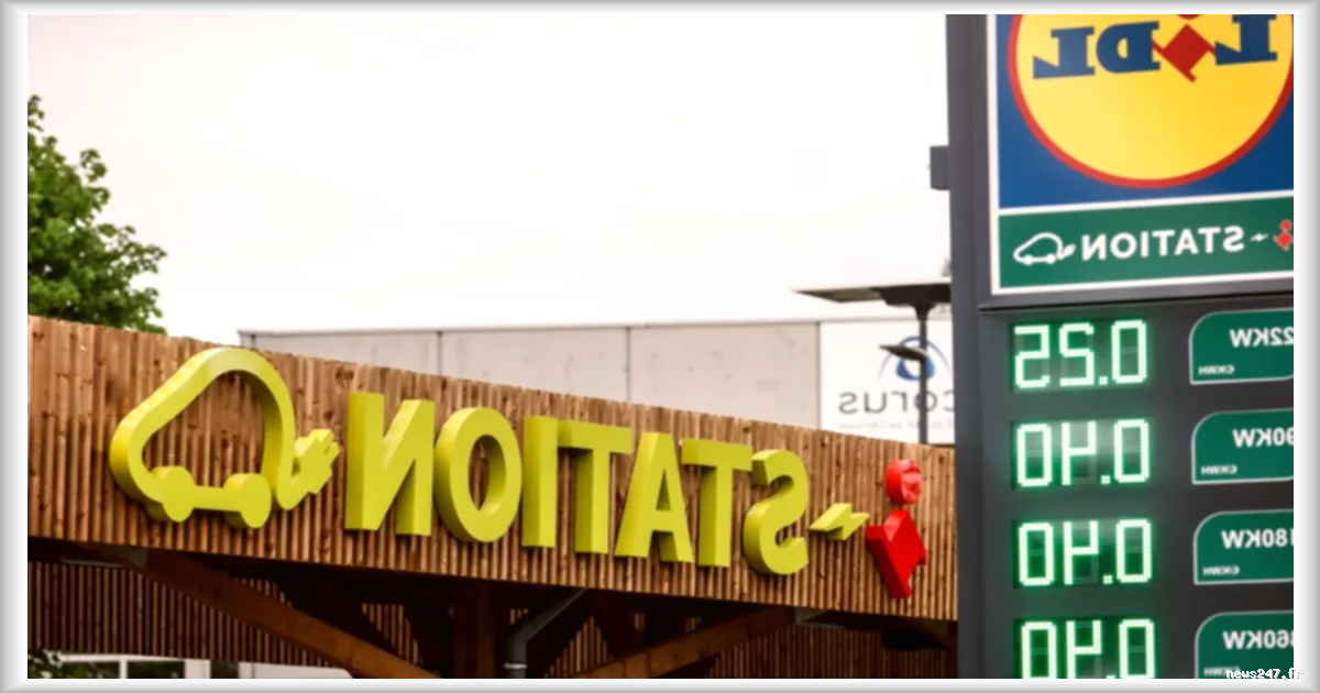 Lidl lance des recharges électriques à prix compétitif en France, défiant Tesla sur le marché : une alternative trois fois moins coûteuse que l'essence