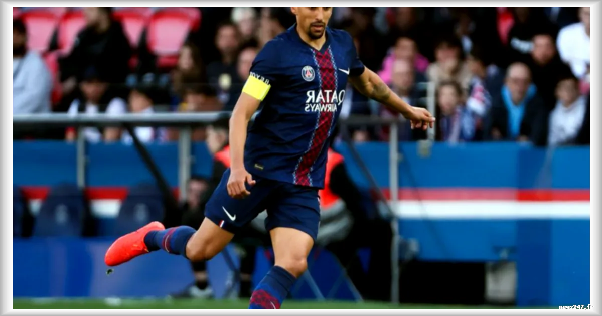 Ligue 1 : Marquinhos absent contre Angers, rejoint Vitinha dans les rangs blessés à trois jours du Bayern