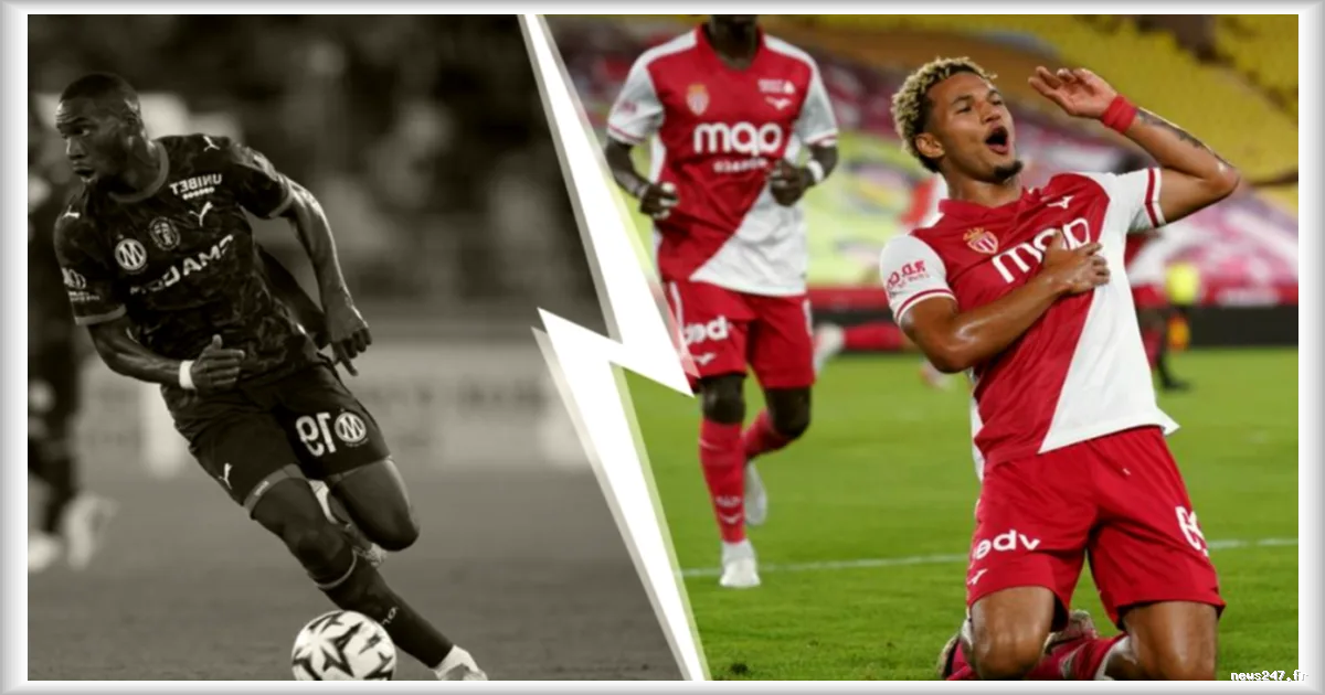 Ligue 1 : Monaco écrase Marseille, Brunner et Camara brillants, Abdelli et Timber en difficulté