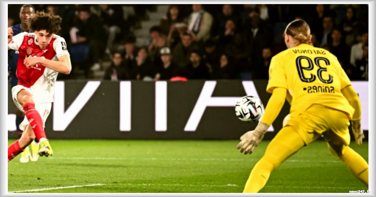 Ligue 1 : Monaco ouvre le score contre le PSG grâce à un but d'Akliouche