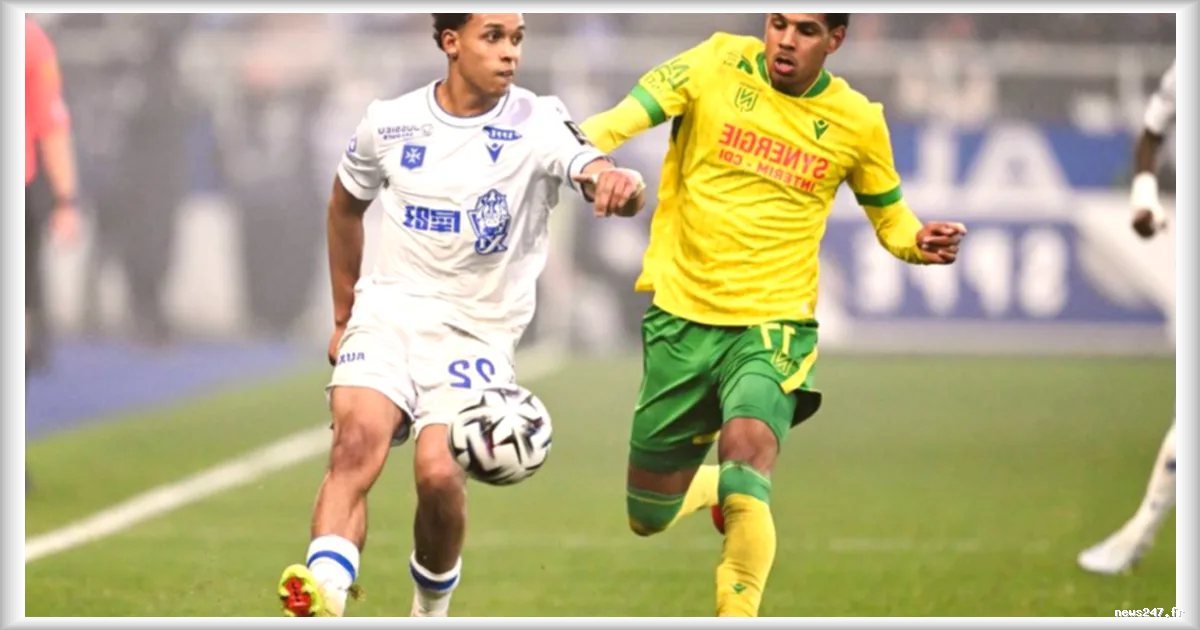 Ligue 1 : Nantes et Auxerre se neutralisent dans un match crucial pour le maintien