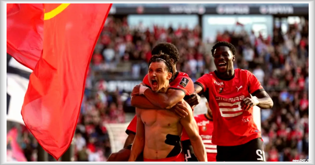Ligue 1 : Rennes arrache la victoire dans les arrêts de jeu face au Mans grâce à un penalty transformé par Esteban Lepaul