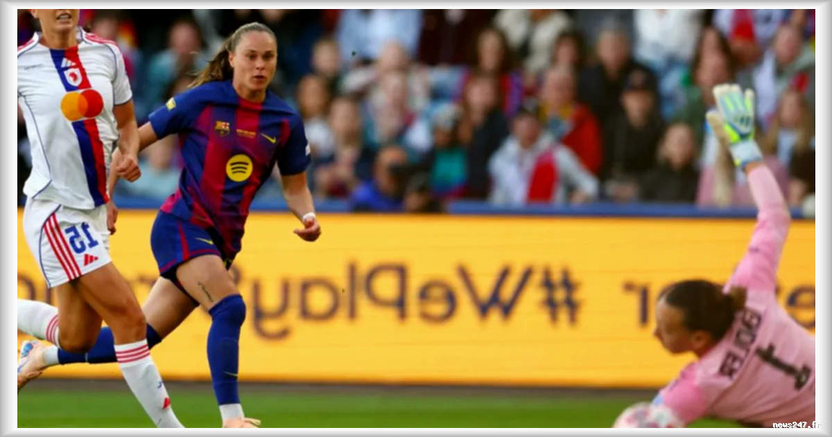 Ligue des champions féminine : le FC Barcelone écrase Lyon (4-0) en finale et remporte un quatrième titre européen