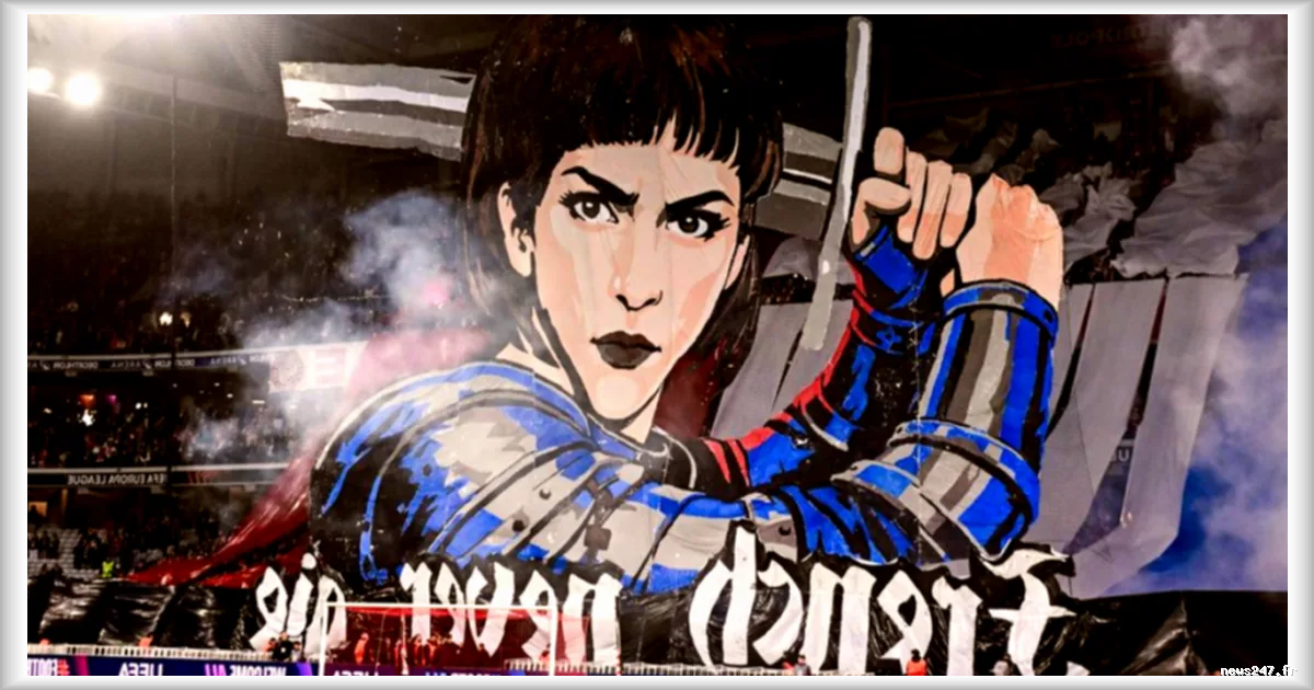 Lille sanctionné pour un tifo à l’effigie de Jeanne d’Arc en Ligue Europa