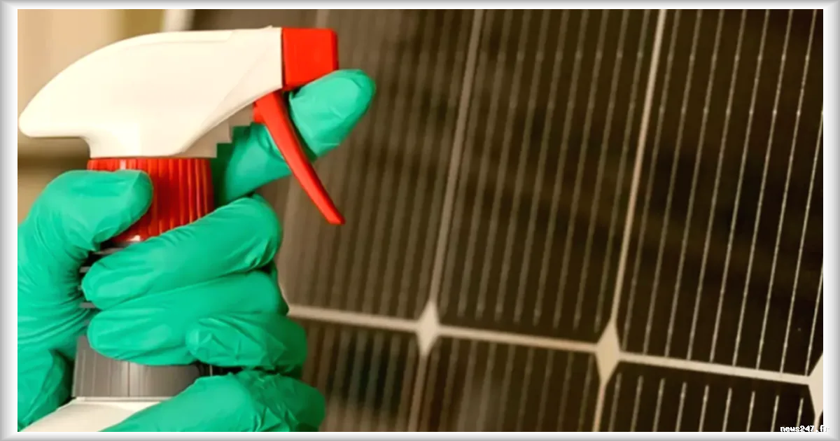 Liquide vaisselle et panneaux solaires : un ennemi invisible pour leur rendement