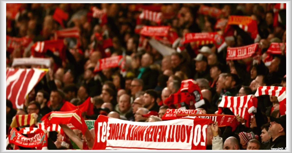 Liverpool-PSG: 61 000 spectateurs à Anfield pour le mythique chant du «You’ll never walk alone»